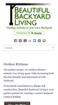 Mobile Screenshot of beautifulbackyardliving.com